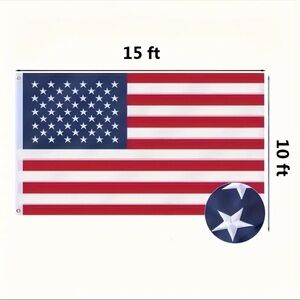 10’ X 15’ American Flag MSRP $130